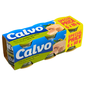 Calvo Tuniak v olivovom oleji 6x80 g